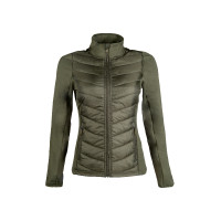 Veste matelassée Prag Style HKM Vert olive Veste matelassée Prag Style HKM Vert olive