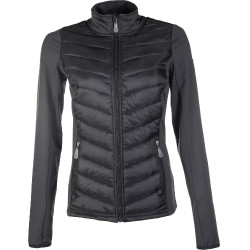 Veste matelassée Prag Style HKM Anthracite Gris Veste matelassée Prag Style HKM Anthracite Gris