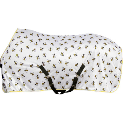 Couverture anti-mouches Bee HKM Blanc / jaune