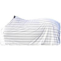 Couverture anti-mouches HKM Blanc / bleu