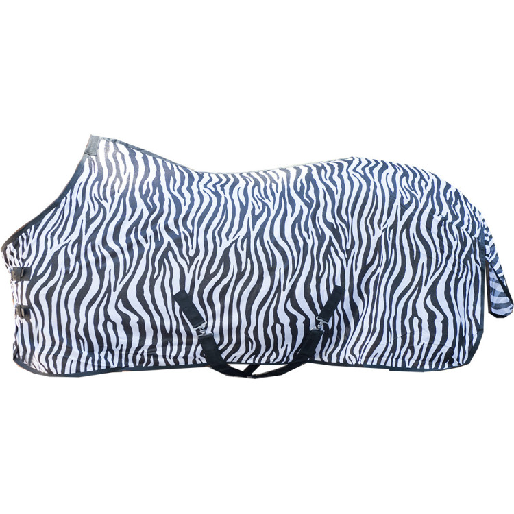 Couverture anti-mouches Zebra avec sangles crois HKM