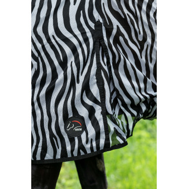 Couverture et couvre-cou anti-mouches Zebra HKM Couverture et couvre-cou anti-mouches Zebra HKM