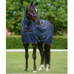 Couvre-cou Bucas Therapy Mesh Neck Marine / orange Bleu