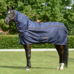 Couvre-cou Bucas Therapy Mesh Neck Marine / orange Bleu