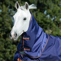 Couvre-cou Bucas Therapy Turnout Neck Marine / orange