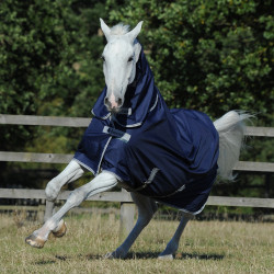 Couverture Bucas Freedom Turnout Full Neck 300g Bleu marine