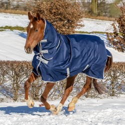 Couverture Bucas Freedom Turnout Full Neck Light Bleu marine Couverture Bucas Freedom Turnout Full Neck Light Bleu marine