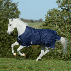 Couverture Bucas Freedom Turnout 150g 900D Marine / argent Bleu Couverture Bucas Freedom Turnout 150g 900D Marine / argent Bleu