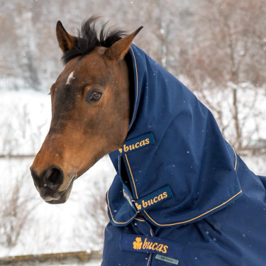 Couvre-cou Bucas Irish Combi Neck 300g Marine / doré Bleu Couvre-cou Bucas Irish Combi Neck 300g Marine / doré Bleu