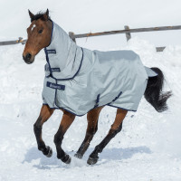 Couverture Cheval Bucas Power Turnout Col Haut - Imperméable, Respirante, Doublure Aluminium