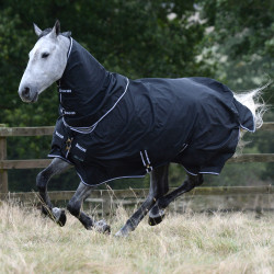 Couverture Bucas Trot Turnout 50g Noir / blanc