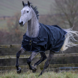 Couverture Bucas Trot Turnout 50g Noir / blanc