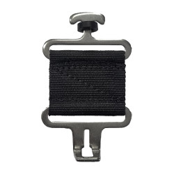 Extension de poitrail Bucas avec crochet en T Noir