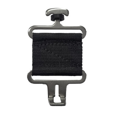 Extension de poitrail Bucas avec crochet en T Noir