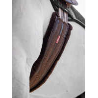 Sangle LeMieux doublée mouton anatomique Marron / marron Sangle LeMieux doublée mouton anatomique Marron / marron