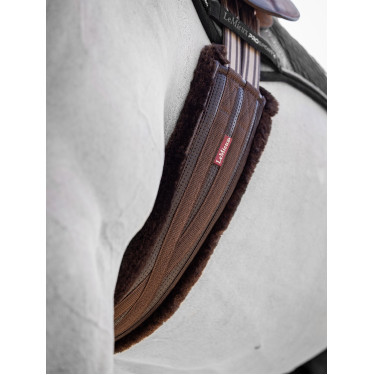 Sangle LeMieux doublée mouton anatomique Marron / marron Sangle LeMieux doublée mouton anatomique Marron / marron
