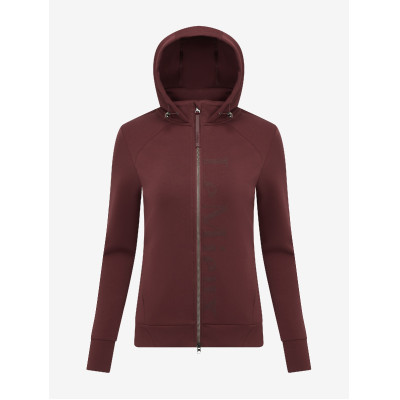 Sweat à capuche zippé LeMieux Elite Elle Bordeaux