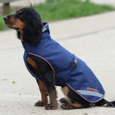 Couverture pour chien Bucas Therapy 0g Marine / orange