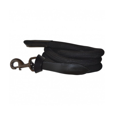 Longe corde Canter Noir / boucles noires
