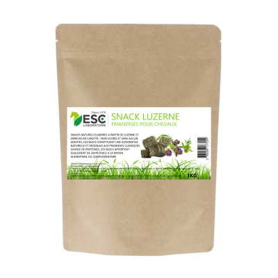 Snack Luzerne Carotte Cheval ESC Laboratoire
