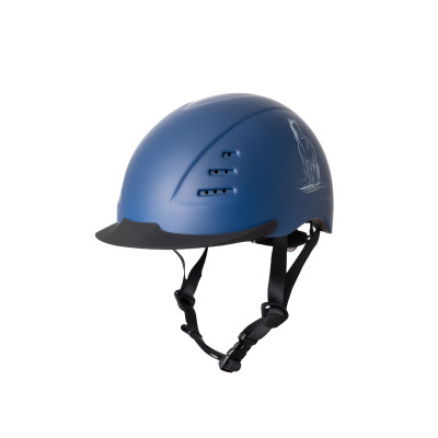 Casque d'équitation Wendy enfant Horze Marine foncé