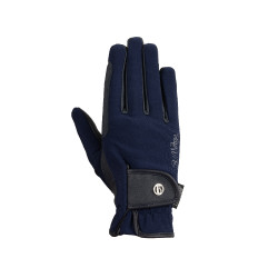 Gants d'équitation d'hiver pour femmes Sinja B Vertigo Marine foncé Bleu Gants d'équitation d'hiver pour femmes Sinja B Vertigo Marine foncé Bleu