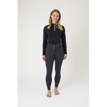 Pantalon d'équitation fond intégral grip Ebba femme avec mesh Horze Pantalon d'équitation fond intégral grip Ebba femme avec mesh Horze