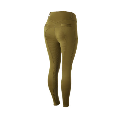 Pantalon d'équitation Thermique Fond intégral Mira femme Horze Vert sapin