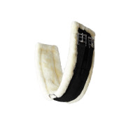 Sangle de dressage Tartu en néoprène avec fausse fourrure non amovible Horze Noir Sangle de dressage Tartu en néoprène avec fausse fourrure non amovible Horze Noir