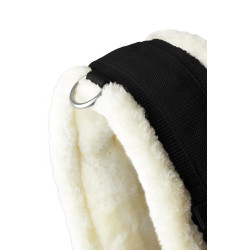 Sangle de dressage Tartu en néoprène avec fausse fourrure non amovible Horze Noir Sangle de dressage Tartu en néoprène avec fausse fourrure non amovible Horze Noir