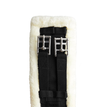 Sangle de dressage Tartu en néoprène avec fausse fourrure non amovible Horze Noir Sangle de dressage Tartu en néoprène avec fausse fourrure non amovible Horze Noir
