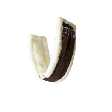 Sangle de dressage Tartu en néoprène avec fausse fourrure non amovible Horze Sangle de dressage Tartu en néoprène avec fausse fourrure non amovible Horze