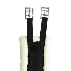Sangle Kyiv en néoprène avec fausse fourrure non amovible Horze Noir Sangle Kyiv en néoprène avec fausse fourrure non amovible Horze Noir
