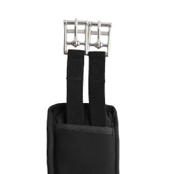 Sangle préformée néoprène Frontera avec élastique Horze Noir Sangle préformée néoprène Frontera avec élastique Horze Noir