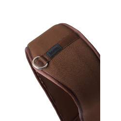 Sangle préformée néoprène Frontera sans élastique Horze Marron demitasse