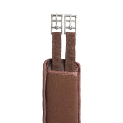 Sangle préformée néoprène Frontera sans élastique Horze Marron demitasse