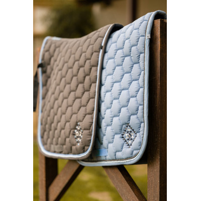 Tapis de selle de dressage Navajo Horze Gris perle fumé