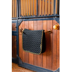 Tapis de selle de dressage Wicklow Horze Marine foncé Bleu