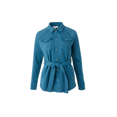 Veste-chemise Alyssa femme Horze Bleu légion