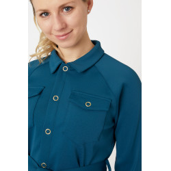 Veste-chemise Alyssa femme Horze Bleu légion Veste-chemise Alyssa femme Horze Bleu légion