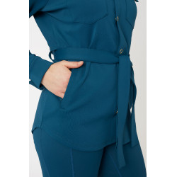 Veste-chemise Alyssa femme Horze Bleu légion Veste-chemise Alyssa femme Horze Bleu légion