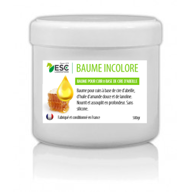 Baume pour cuir ESC Laboratoire incolore nourrissant Baume pour cuir ESC Laboratoire incolore nourrissant