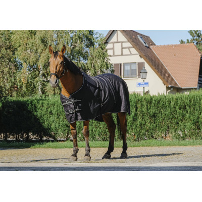 Chemise brillante Riding World Noir