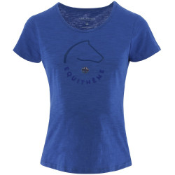 T-shirt Equithème Claire Bleu Monaco