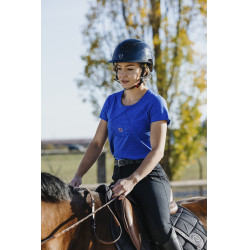 T-shirt Equithème Claire Bleu Monaco