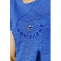 T-shirt Equithème Claire Bleu Monaco