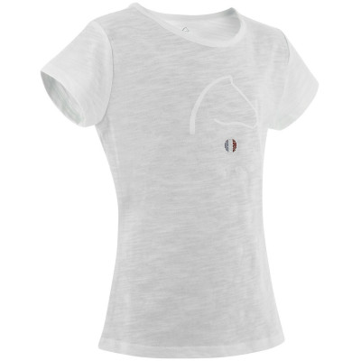 T-shirt Equithème Claire Enfant Blanc