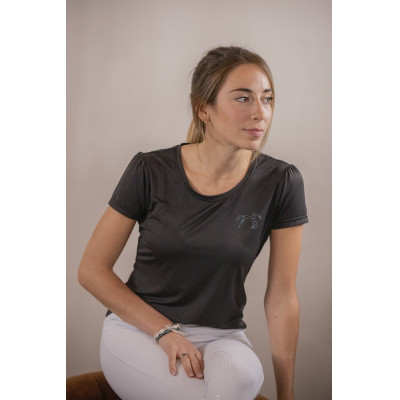 T-shirt Tecty Pénélope manches courtes Gris