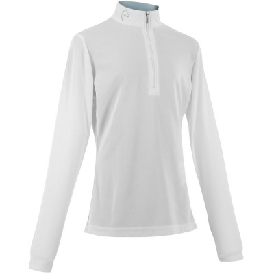 Polo mesh Equithème Buffy Blanc