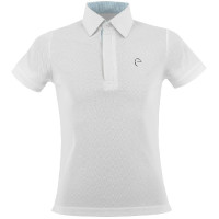 Polo mesh Equithème Edy Blanc